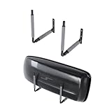 Dachbox Verstellbarer Wandhalter 33-57 cm BOX1 grau zur Aufbewahrung von Dachkoffer Gartengeräte Skibox Sportgeräte Surfbrett iSUP