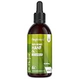 Hanföl Tropfen 60ml - 1850mg reines Hanfsamenöl - Vegan - Hanfsamen Öl kaltgepresst - Hemp Oil - Laktosefrei & Ohne Zusatzstoffe - Mit pflanzlichen Omega 3, 6 & 9 Fettsäuren - Von WeightWorld