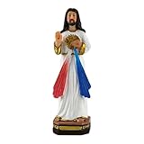 Kleine Jesus-Figur, Heiliges Sakrament, realistische Skulptur für Nachttisch, Tisch, religiöse Harzstatue, Esstische, Ostern, Muttertag