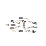 Elektrowerkzeug-Kohlebürsten für Elektrohammer, Winkelschleifer, Bürste für Tachi PR-25B/38 Dongchen Kohlebürsten für Elektromotoren, 10 Stück