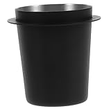 IMIKEYA Kaffeepulverbecher Dosierbecher Für Kaffeebohnen Kaffeebohnenbecher Messbecher Kaffeepulverzuführung Kaffeemaschine Espresso-dosierbecher Kaffeebecher Black Rostfreier Stahl