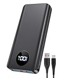 Power Bank 20000mAh, FAHEFANA 22.5W Schnelllade Power Bank PD3.0 & QC4.0 Schnelles Aufladen USB C Externer Akku mit LED Display, 3 Ausgänge 3 Eingänge Kompatibel mit iPhone, Samsung, Huawei etc