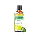FORSYLVANEST Thymianöl 100ML，Reines Natürliches Thymianöl, Geeignet für Haut-, Körper- und Haarpflege, Diffusoren, Kerzen, Seifen, Handwerk und DIY