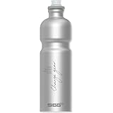 SIGG - Alu Fahrrad Trinkflasche - Move MyPlanet Alu - Klimaneutral Zertifiziert - Federleicht - BPA-frei - Sport & Fahrrad Zubehör - Gebürstet - 0,75L