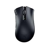 Razer DeathAdder V2 X Hyperspeed - Ergonomische Wireless Gaming Maus für PC/Mac (Mechanische Schalter, Hyperspeed Wireless Technologie, Optischer Sensor) Schwarz