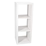 Ikea Kallax Regal, Bücherregal, Wandregal, Raumteiler in weiß (42 x 112 cm)