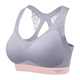 2024 BH für Damen, Yoga, Sport-BH, nahtlos, gepolstert, nahtlos, bequem, verstellbar, glättend, kabelloser Stütz-BH, Bralette, extra große BHs, a, XL