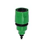 WKXTECZT Schlauchverteiler 1/4 Zoll Gartenschlauch Bewässerung Schnellkupplung auf 1/2 3/4 Außengewinde 3/8 Zoll Schlauchkupplung for die Bewässerung 1 Stück (Farbe: A) (Color : A)