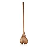 Amosfun Love Holzlöffel, Herzform, elegant, Dessertlöffel, multifunktional