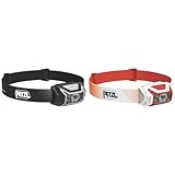 PETZL Wiederaufladbar - Stirnlampe ACTIK CORE - Unisex, Grau, Einheitsgröße & Unisex – Erwachsene ACTIK CORE Wiederaufladbare Frontlampe, Rot, U