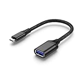 USB C auf USB Adapter, Typ C Stecker auf USB A 3.0 Buchse OTG Adapter, Thunderbolt 3 Konverter für iPhone 15 Pro Max Plus, MacBook