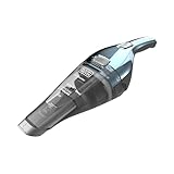BLACK+DECKER Dustbuster Handstaubsauger Akku 7.2V (1.5Ah) (Handsauger beutellos + kabellos, breite Saugöffnung, inkl. Fugendüse & Ladestation mit Wandhalterung) NVC220WBC