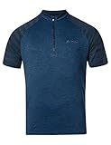 VAUDE Radtrikot Tamaro III in Blau – Fahrradshirt für Herren Kurzarm, atmungsaktives Funktionsshirt ideal geeignet für Radsport