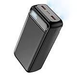 Power Bank 50000mAh,Powerbank klein Aber stark (USB C Ausgänge& Eingang) Externer Handyakkus mit Schnellladefunktion,Powerbank Große Kapazität Kompatibel mit iPhone 14 13 12 Samsung