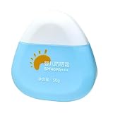 Kinder Sonnenschutzcremes - Kid UV -Blockcreme, Schutzfeuchtigkeitscreme, nicht fettiges leichtes, einfaches Aufbringen der täglichen Anwendungsfunktion, Hautpflegewerkzeug, Sunblock -Zubehör für Reis