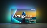 Philips Ambilight 42OLED820 4K OLED Smart TV, 106,7 cm (42 Zoll) Display mit P5 AI-Bild, Google TV, Dolby Vision und Dolby Atmos Sound, funktioniert mit Alexa und Google Assistent