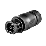 LVYXON Netzstecker Für Betteri Bc01 Buchse Stecker 3-polig IP68 Wasserdicht Bc01 Für Schuko Steckverbinder (1pc)