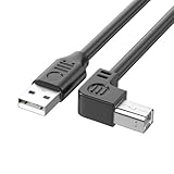 MOIDHSAG 5 M Langes USB 2.0-Kabel Für Drucker Und Scanner Eine Schnelle Und Sichere Verbindung Gewährleistet. Hochwertiges 480 Mbit/s-90-Grad Winkelstück