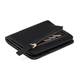 GAEKEAO Damen Geldbeutel klein mit RFID-Schutz, Mini Kurzer Geldbeutel Frauen Leder mit Zipper Brieftasche, Weich Bequem Süß Münzfach Portemonnaie