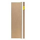 Idena 800001 - Packpapier Rolle, 1 x 5 m, 80g/m² starkes Papier, Farbe Kraft, Geschenkpapier, Kraftpapier, Verpackung