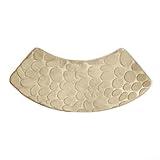 Caswynlife Gebogene Duschmatte aus Polyester, waschbar, rutschfest, mit weicher, saugfähiger Textur und rutschfester Unterseite, für Dusche und Waschküche, Heimdekoration (Kamel)