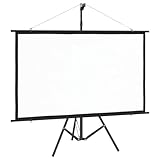 vidaXL Beamer-Leinwand mit Stativ 60' 16:9