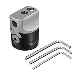 3 Zoll 75 Mm F1 Typ Bohrkopf 18 Drehbank Bohrstange Fräshalter For MT2 MT3 R8 Schaft Fräsmaschinenwerkzeuge + Sechskantschlüssel