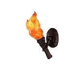 Wandleuchten Kreative Harz-Wandleuchte Vintage-Fackel-Wandlampe Innenwanddekoration Wandleuchter für Bauernhaus Flur Schlafzimmer Nachttisch Wohnzimmer Badezimmer Treppenhaus Tür