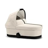 CYBEX Gold COT S Kinderwagenaufsatz, Ab Geburt bis ca. 6 Monate (max. 9 kg), Für CYBEX AVI Spin und Eezy S Twist +2, Seashell Beige