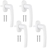 AUTOUTLET Fenstergriff Aluminium, 4 Stück Fenstergriff...