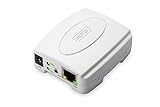 DIGITUS Fast Ethernet Printserver mit USB 2.0, 1x RJ45, 1x USB A, betriebssystem unabhängig, Drucker Server, DHCP fähig, TCP/IP, Einfache Installation, inkl. Netzteil, Weiß