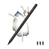 Universival Active iPad Stylus Pens for Touch Screens Wiederaufladbarer iPad Pencil with Magnetischer,Kapazitiv Stylus Pen für iPad Pro/Air/Mini/iPhone/Samsung/iOS/Android/Tablets-Schwarz