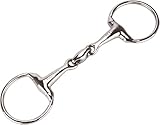 Equinate Olivenkopfgebiss Edelstahl 16mm doppelt gebrochen...