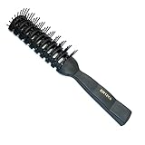 FRCOLOR 12St Kamm lockenbürste curl brush Haarstyling-Zubehör brush for curly hair haatbürste hairbrush lockenfönbürste hair styling curling brush comb Haarbürste Haare machen Black