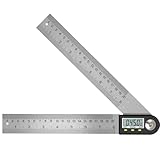 Winkelmesser Digital Winkellineal mit LCD-Anzeige Edelstahl...