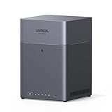 UGREEN NASync DH4300 Plus 4-Bay Desktop NAS, 2,5 GbE-LAN-Port, 8GB LPDDR4X RAM, NFC EIN-Berührungs-Verbindung, KI Familien und Babyalbum, Persönliche Cloud für Heim/Office (Diskless)