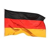 Aricona Deutschland Flagge 90x150cm - wetterbeständige...