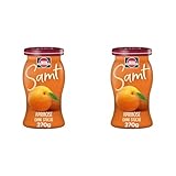 Schwartau Samt Aprikose, Fruchtaufstrich ohne Stücke & ohne Kerne, 270g (Packung mit 2)