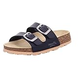 Superfit Jungen Fussbettpantoffel Pantoffeln, Blau 8000 25, 35 EU