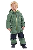Killtec first instinct by killtec FISW 31 MNS ONPC Skioverall/Schneeanzug mit Kapuze, wasserdicht, stahlmint, 86-92, waldgrün