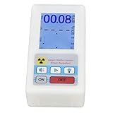 Qcwwy Br-6 Geigerzähler, ABS-Material, Leicht Ablesbarer Nuklearstrahlungsdetektor für Elektromagnetische Strahlung, Tragbar für Sicherheitsexperten