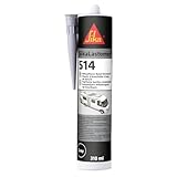 SIKA - Butyldichtstoff - SikaLastomer-514 grau - abtupfbare Dichtmasse für wiederlösbare Abdichtungen - 310 ml