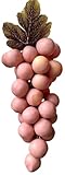 Traubenseife Am Seil, Handgefertigte Seifen In Traubenform, Traubenseife For Waschen Des Gesichts, Natürliche, Kalt Verarbeitete Seifen For Gesicht, Körper, Dusche, Hände(Pink)