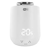 Eurotronic Comet Wifi Heizkörperthermostat (M30 x 1,5 mm Gewindeanschluss, kompatibel mit 2,4 GHz WLAN, Heizungsregler-System mit Alexa-Steuerung, energiesparend, einfache App-Steuerung, LED-Anzeige)