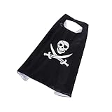 MUCKLILY 1stk Kinderplatz Mädchenkleidung Weihnachtsgeschenke Piratenkostüm Für Kinder Piratenmantel Halloween-umhang-kostüm Piraten-cosplay-outfit Requisiten Schmücken Weihnachten