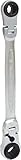 KS Tools 503.4745 4 in 1 GEARplus umschaltbar Gelenk-Doppel-Ringschlüssel, 10x13-17x19mm, Size, Farbe