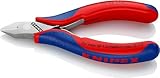 Knipex Elektronik-Seitenschneider mit Mehrkomponenten-Hüllen 115 mm 77 42 115