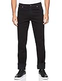 Wrangler Herren Texas Tonal Straight Jeans, Black Overdye, 38W / 32L