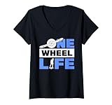 Damen Onewheel Life Eskate T-Shirt mit V-Ausschnitt