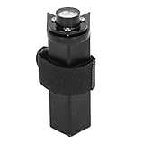 Haofy Verstellbare Aluminium-Stab-Wasserwaage, Tragbares Nivellierwerkzeug für Runde und Quadratische Stangen mit Schutzabdeckung für Heim- und Holzbearbeitungs-Nivellierarbeiten